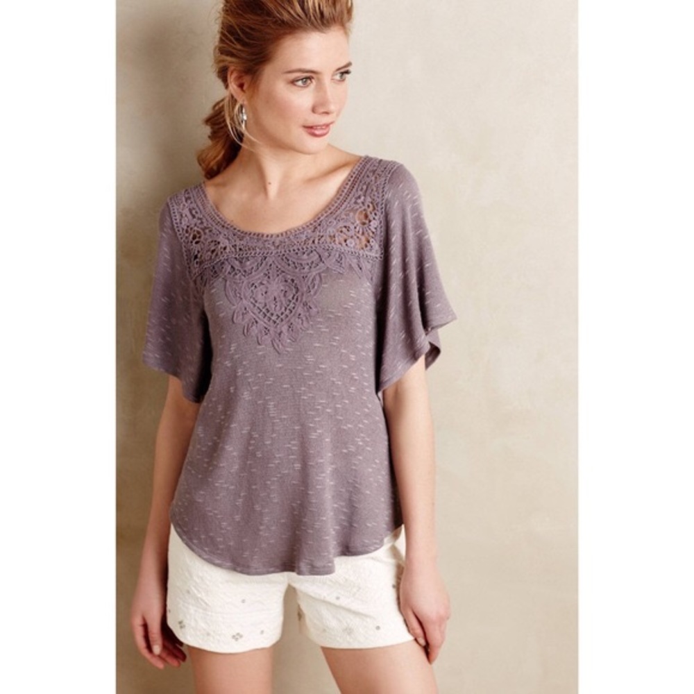 NWT Anthropologie Point-de-Venice Deletta Too